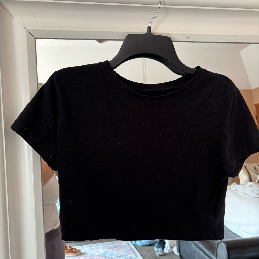 Target Classic Black Crop Top